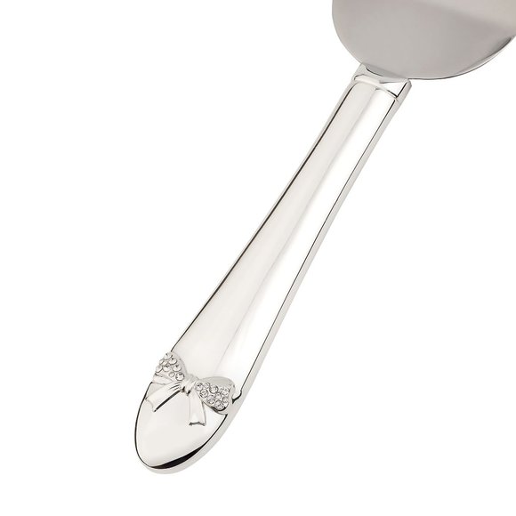 Unik Occasions Toasting Glasses & Cake Serving Set in Silver - Picture 4 of 5